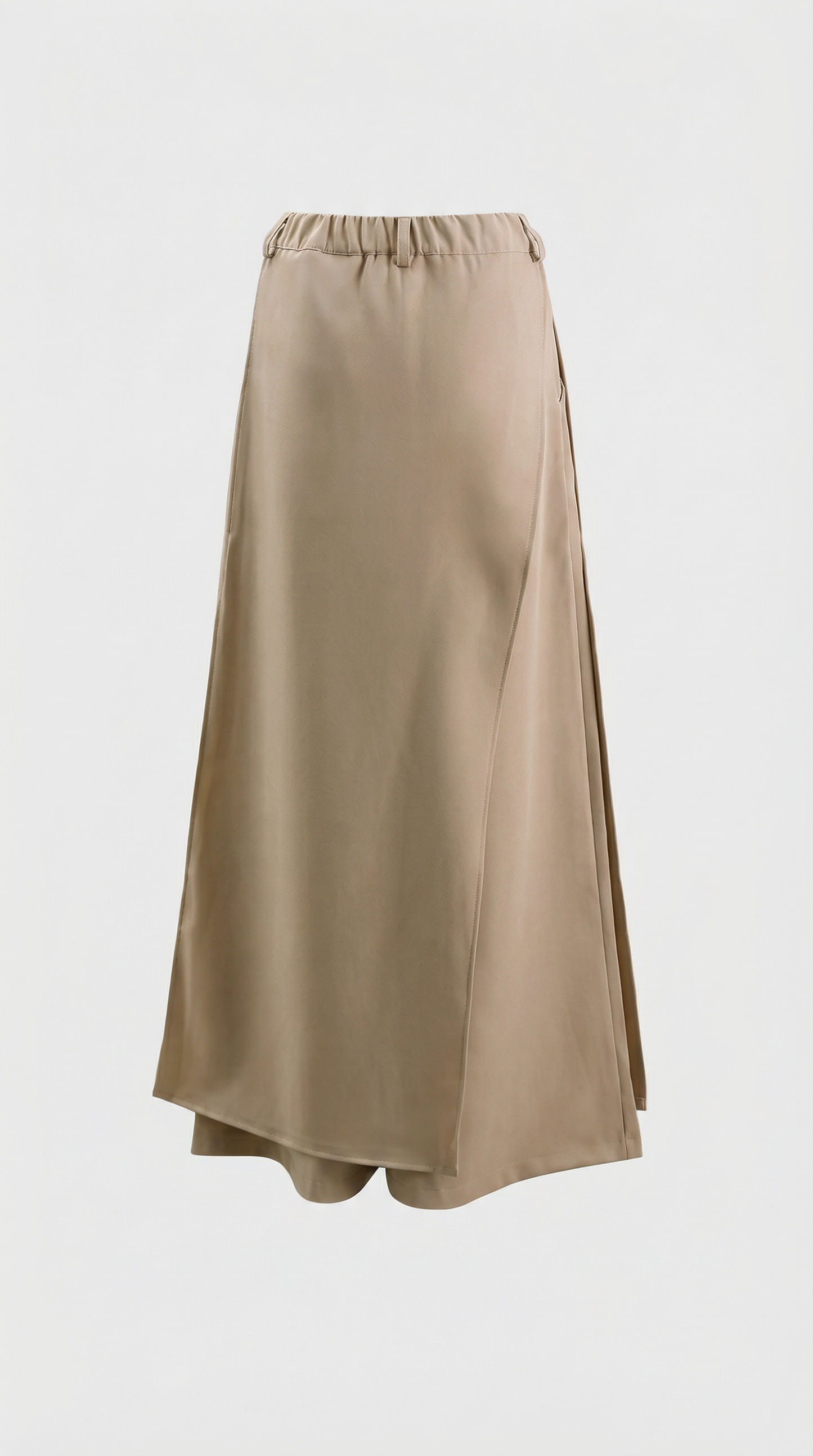 Spliced Wide-Leg Trousers in Contemporary Design
