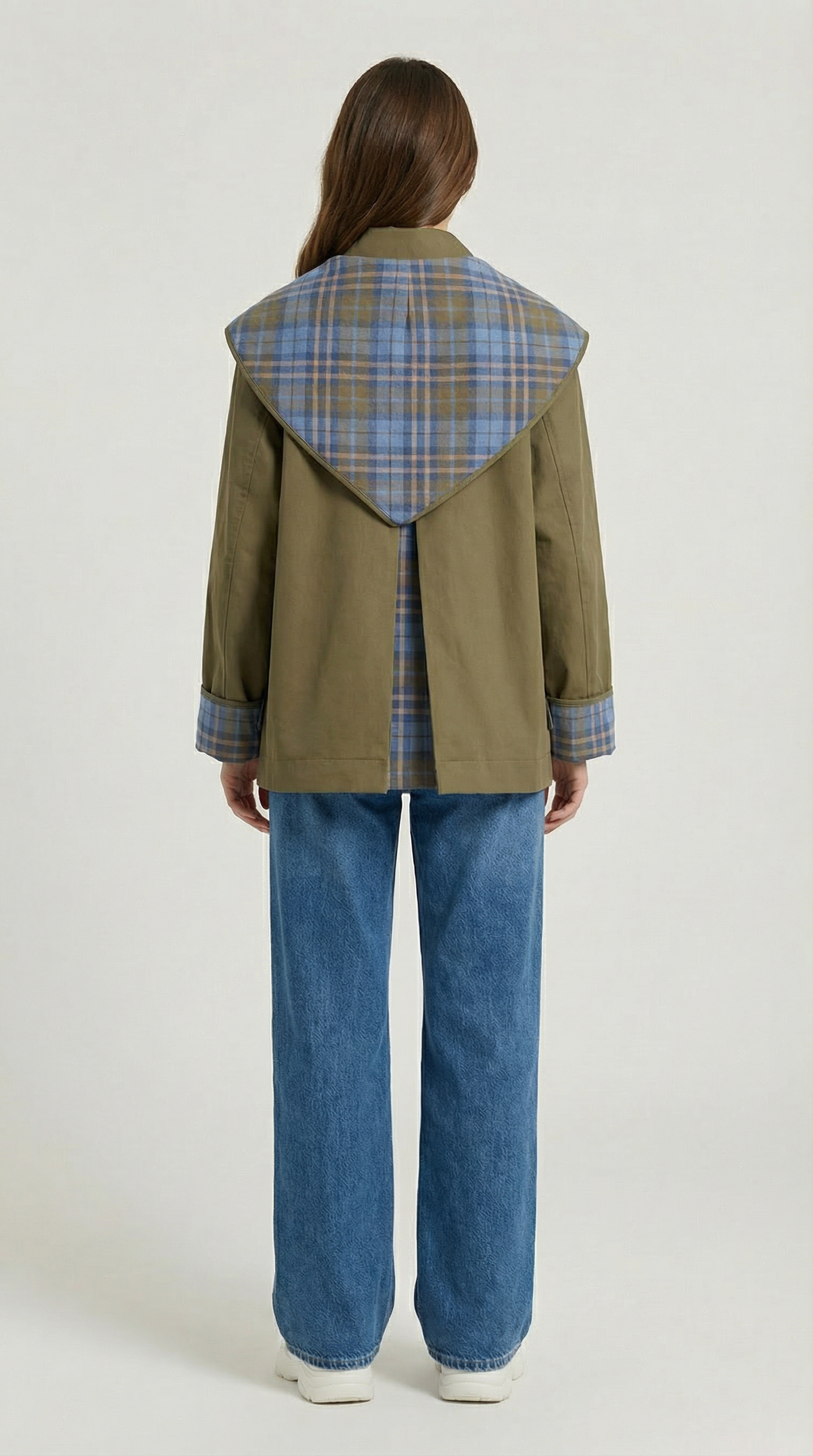 Reversible Double-Sided Lapel Collar Jacket