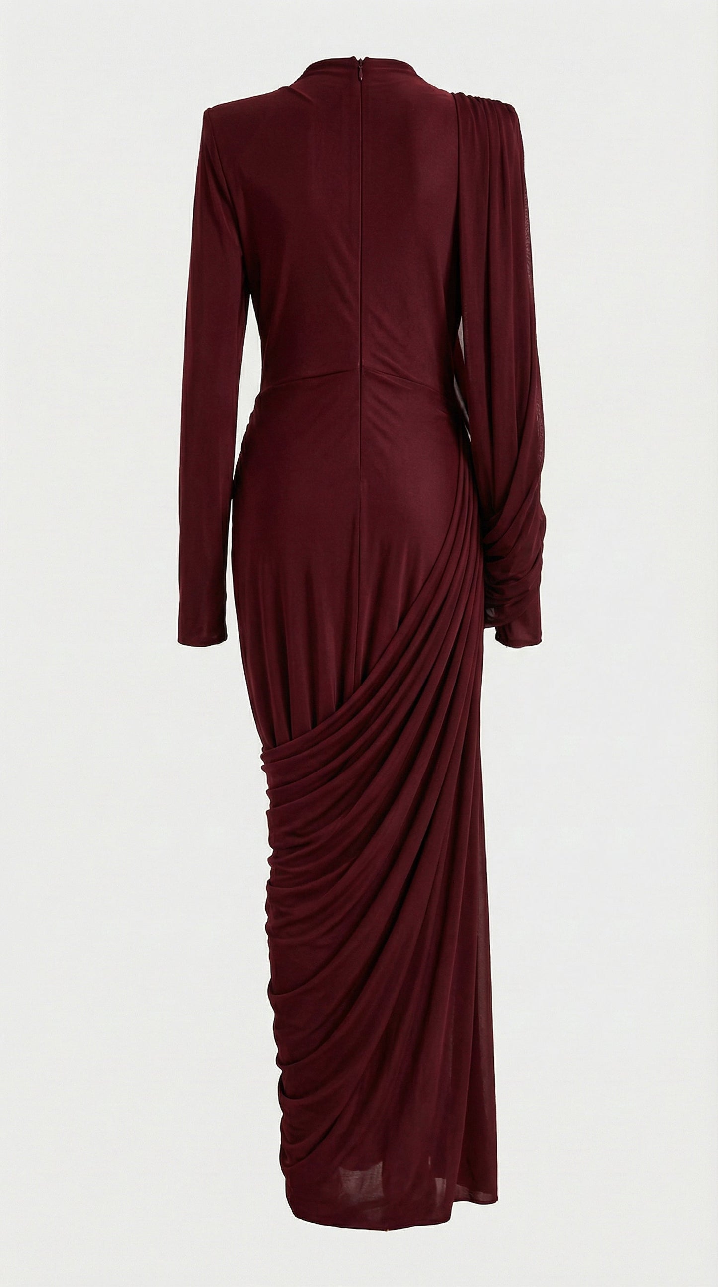 Elegant Vintage Spliced Ribbon Maxi Dress