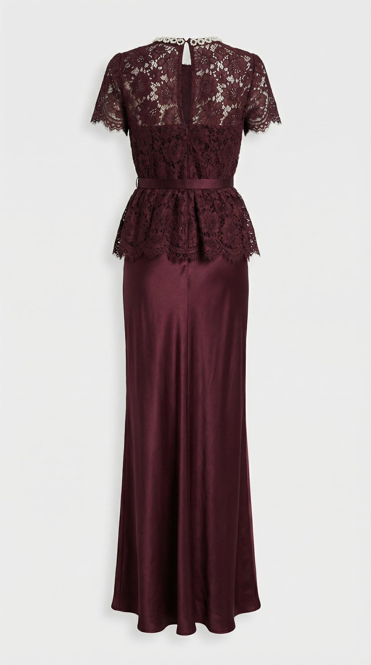 Elegant Royal Beaded Evening Gown