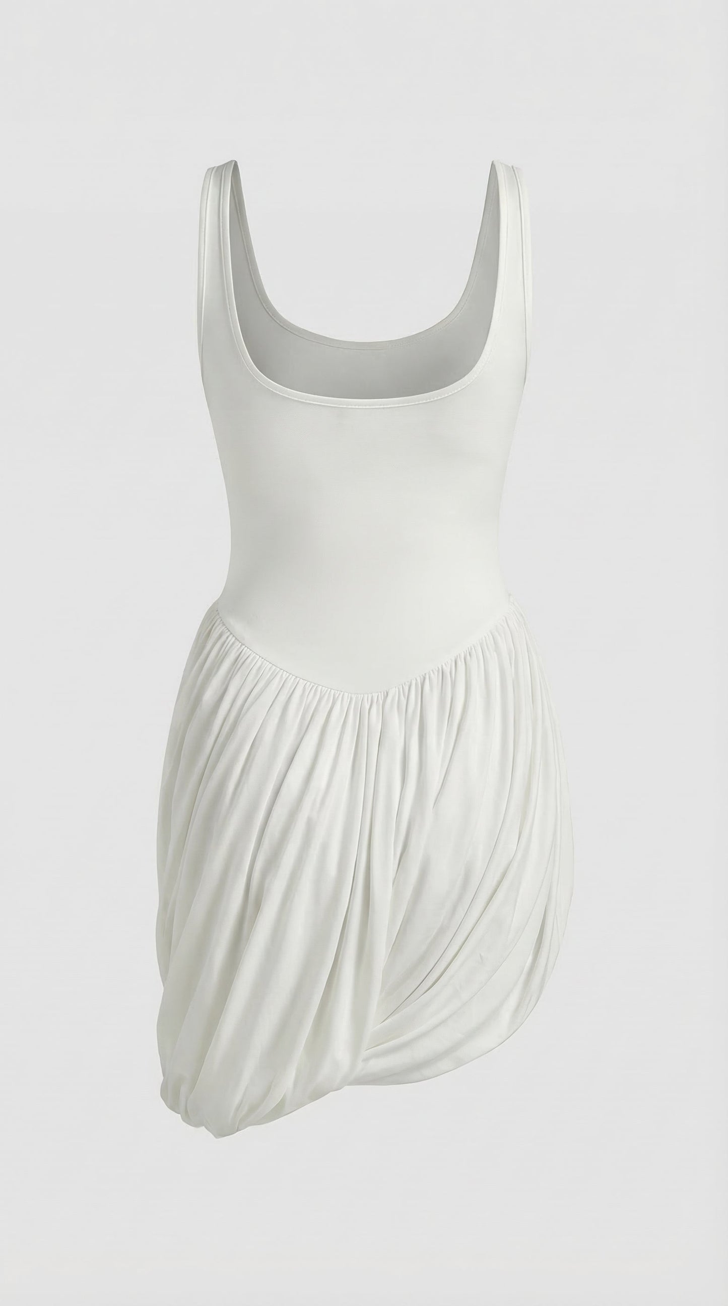 Asymmetric Side-Split Mini Skirt