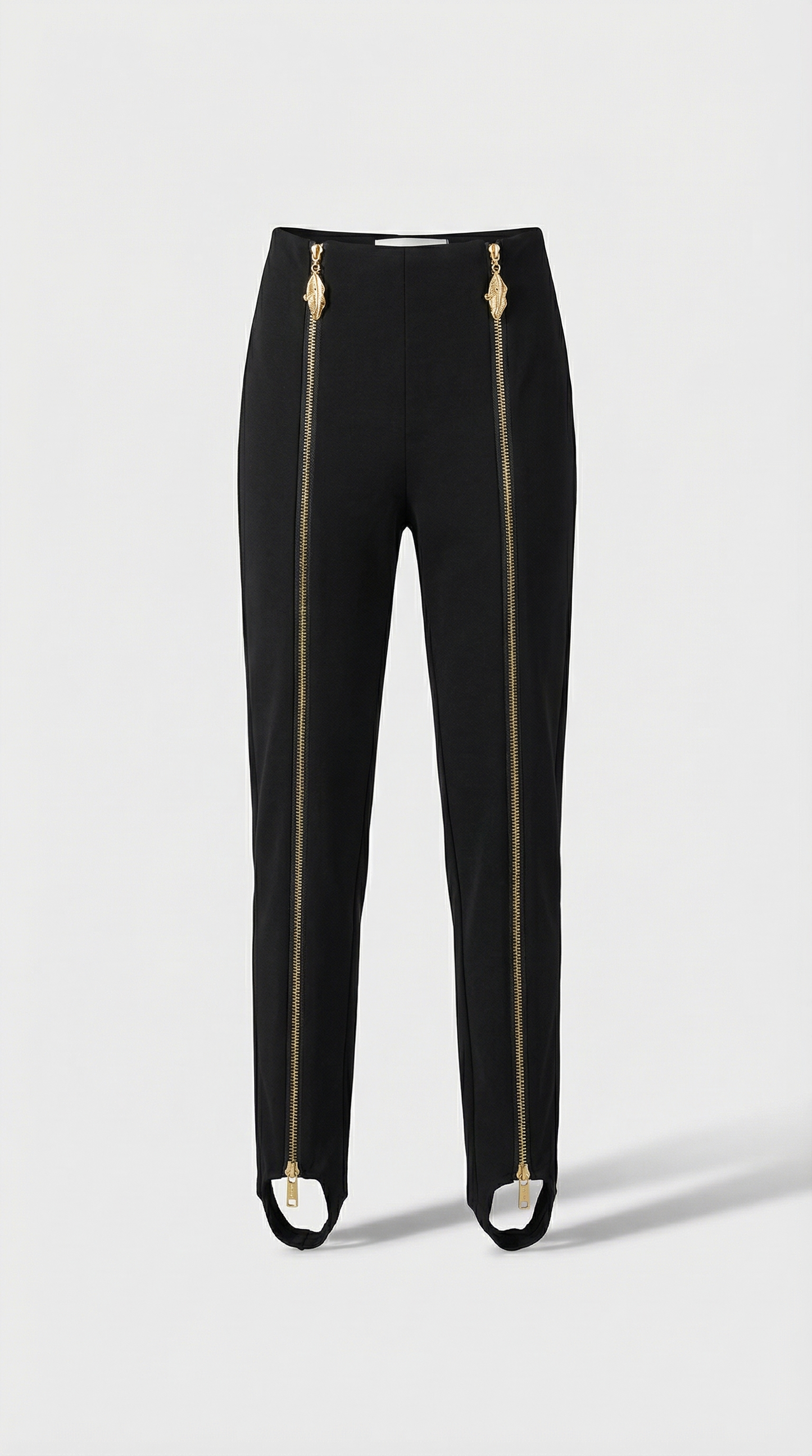 Long Zipper Design Slim Fit Pants for a Modern Look