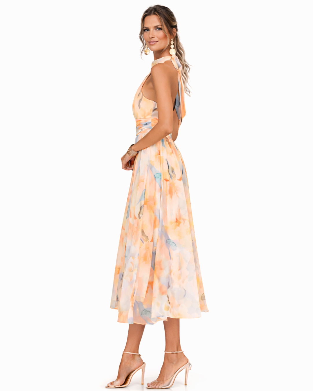 Elegant Halter Dress