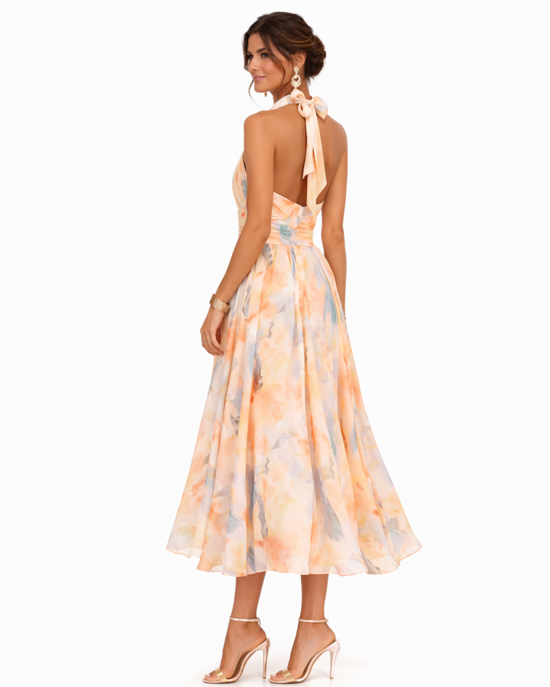 Elegant Halter Dress