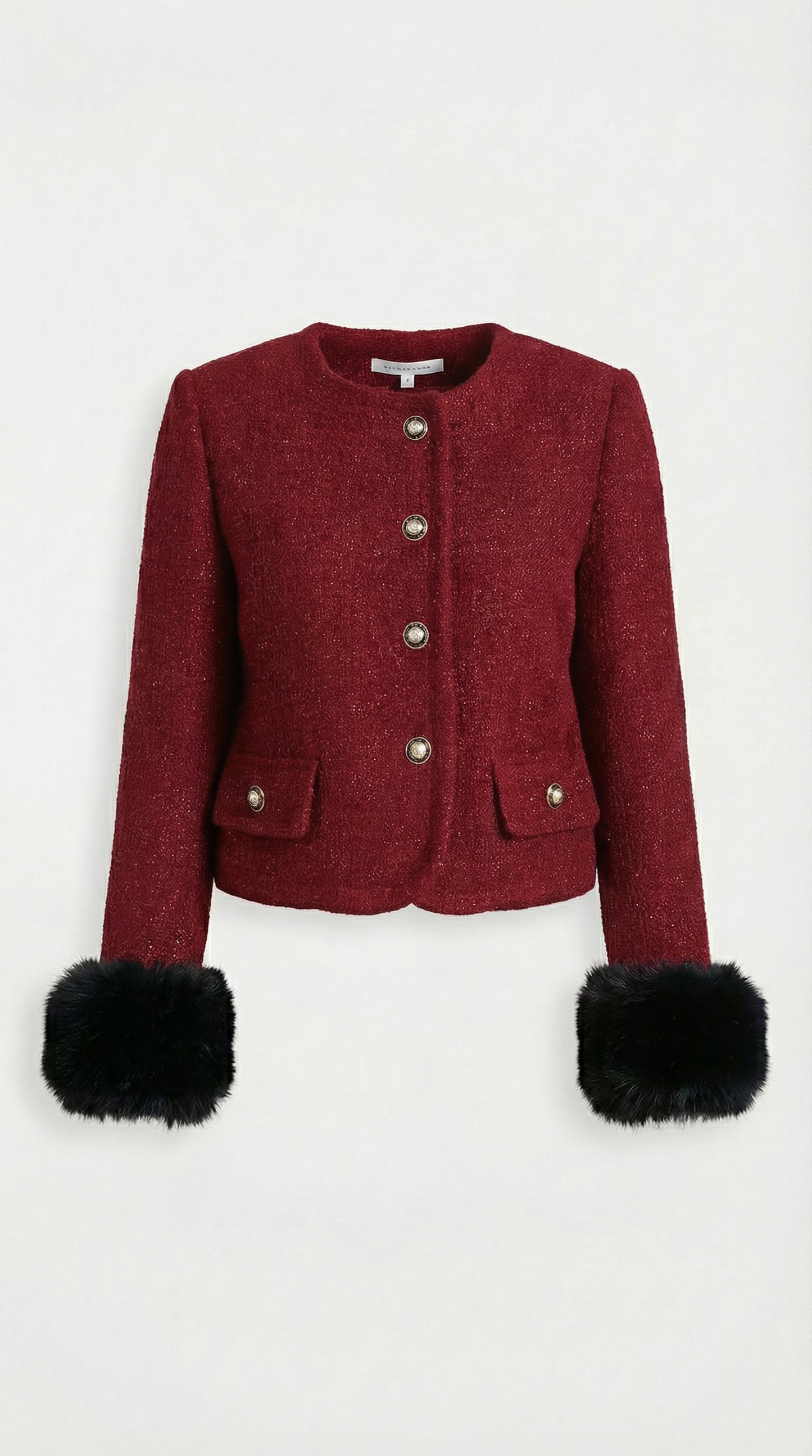 Red Stylish Jacket and Half Skirt Set - Modern Chic Ensemble