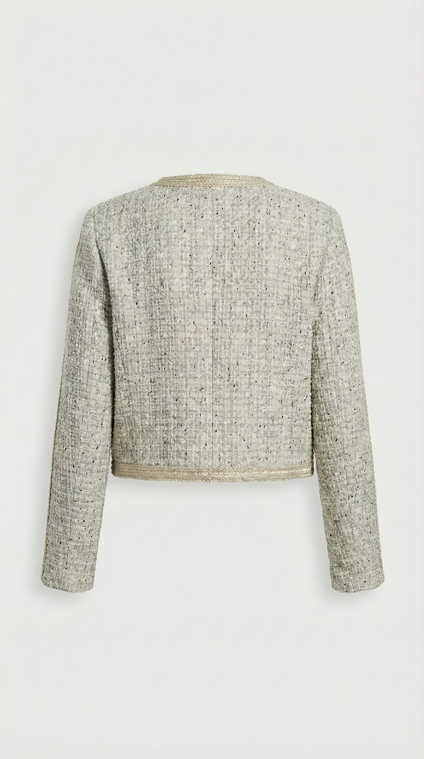 French-Inspired Tweed Skirt and Blazer Set