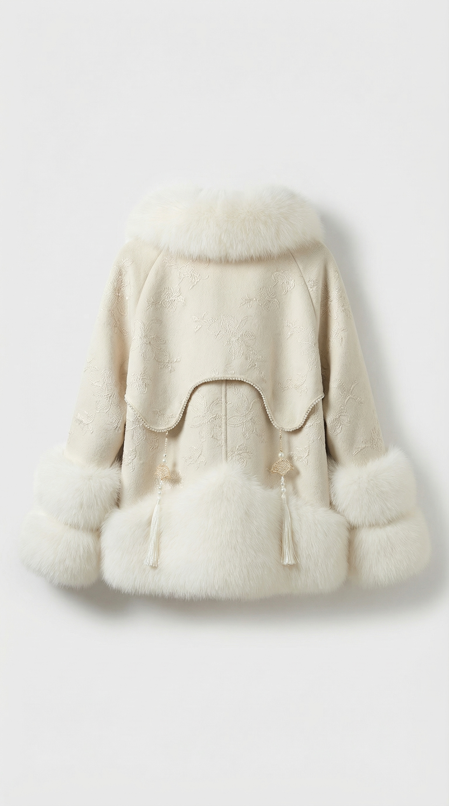 Vegan Fox Fur and Down Insulated Jacket