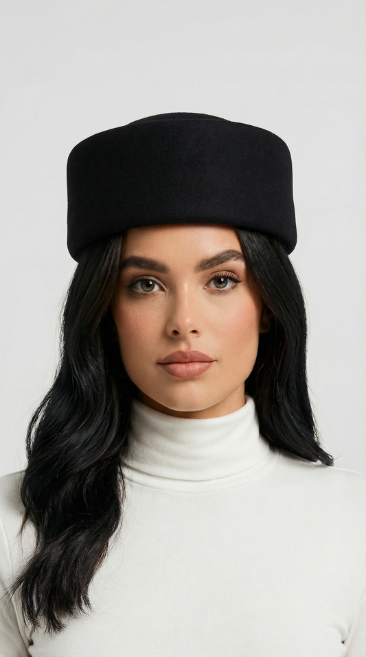 Wool Cocktail Party Beret - Elegant and Stylish Headwear