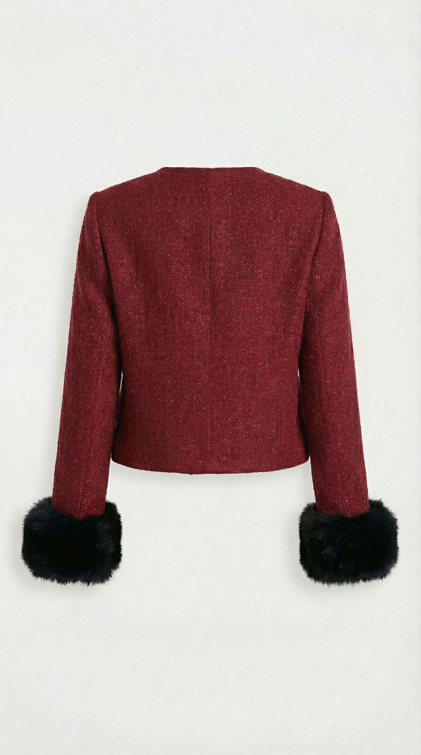 Red Stylish Jacket and Half Skirt Set - Modern Chic Ensemble