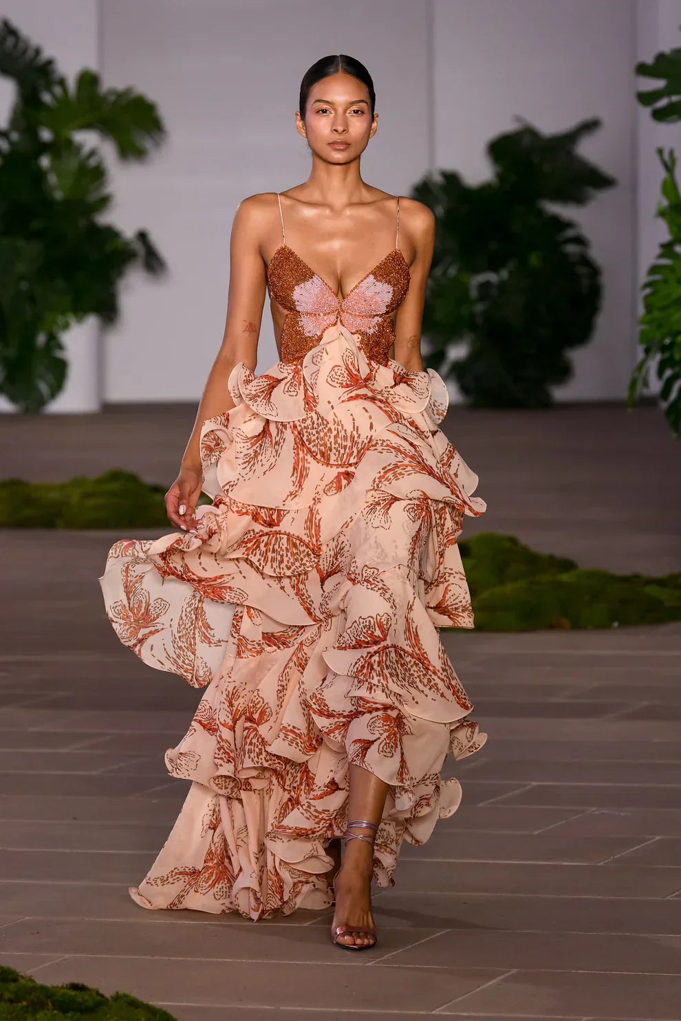 Ruffled Tiered Dress