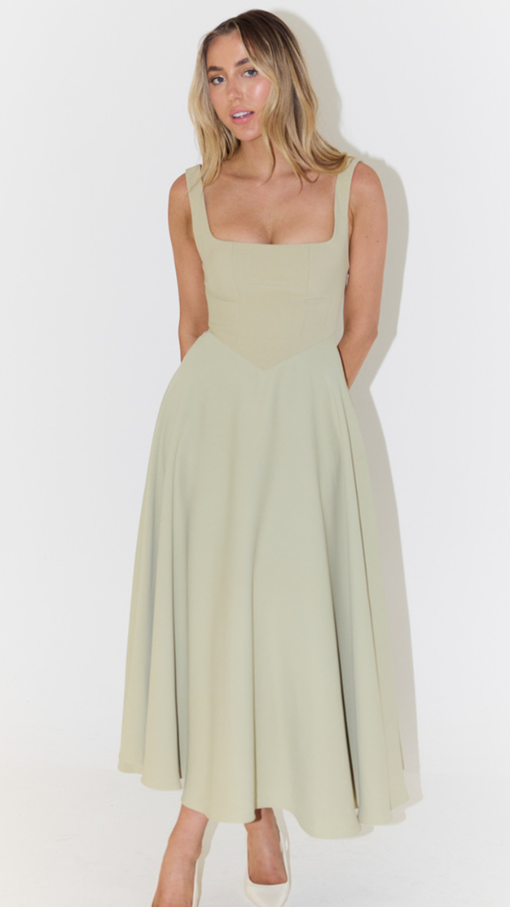 Graceful Midi Dress