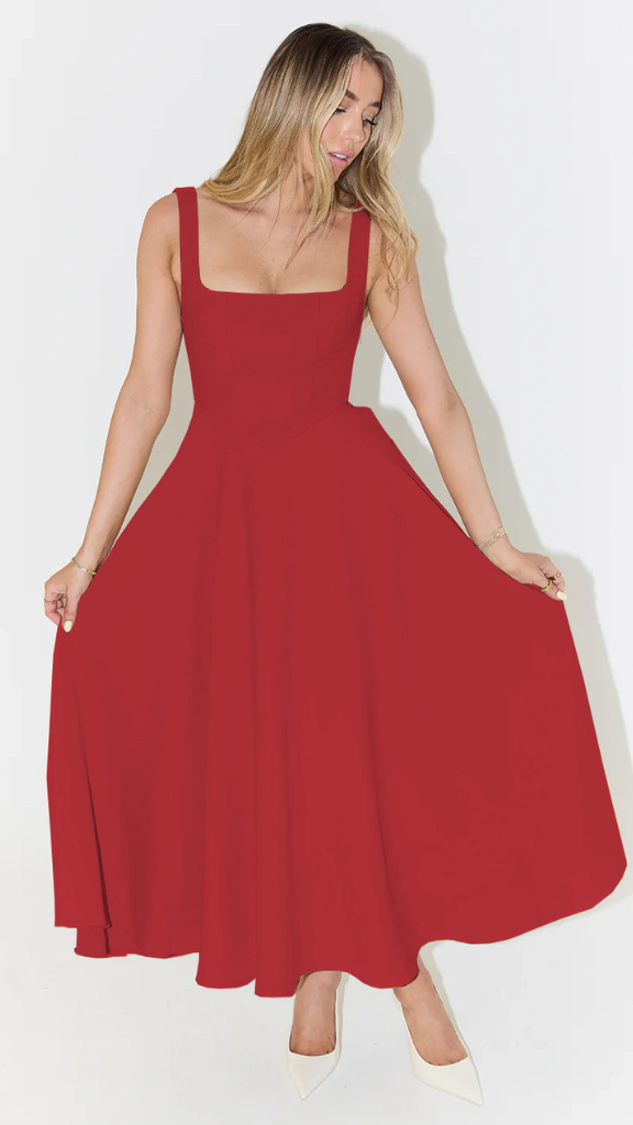 Graceful Midi Dress