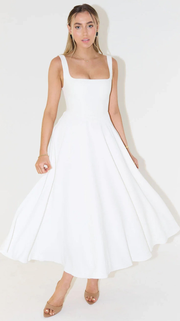 Graceful Midi Dress