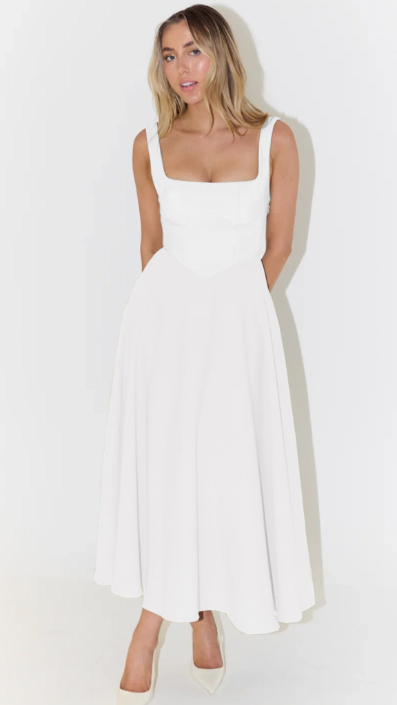 Graceful Midi Dress