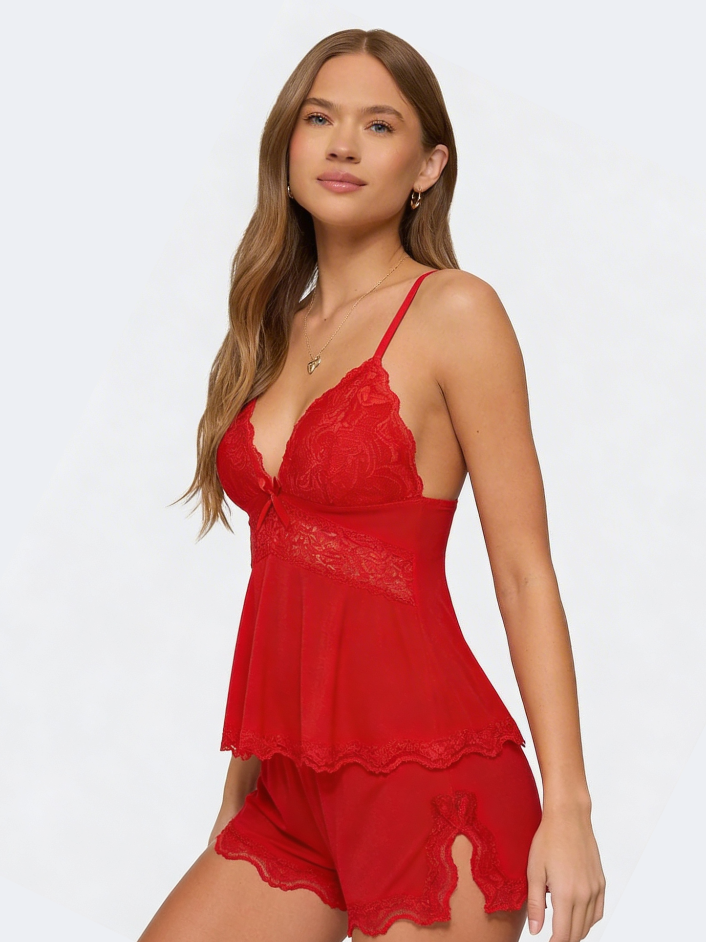 Elegant Midnight Lace Lingerie Set