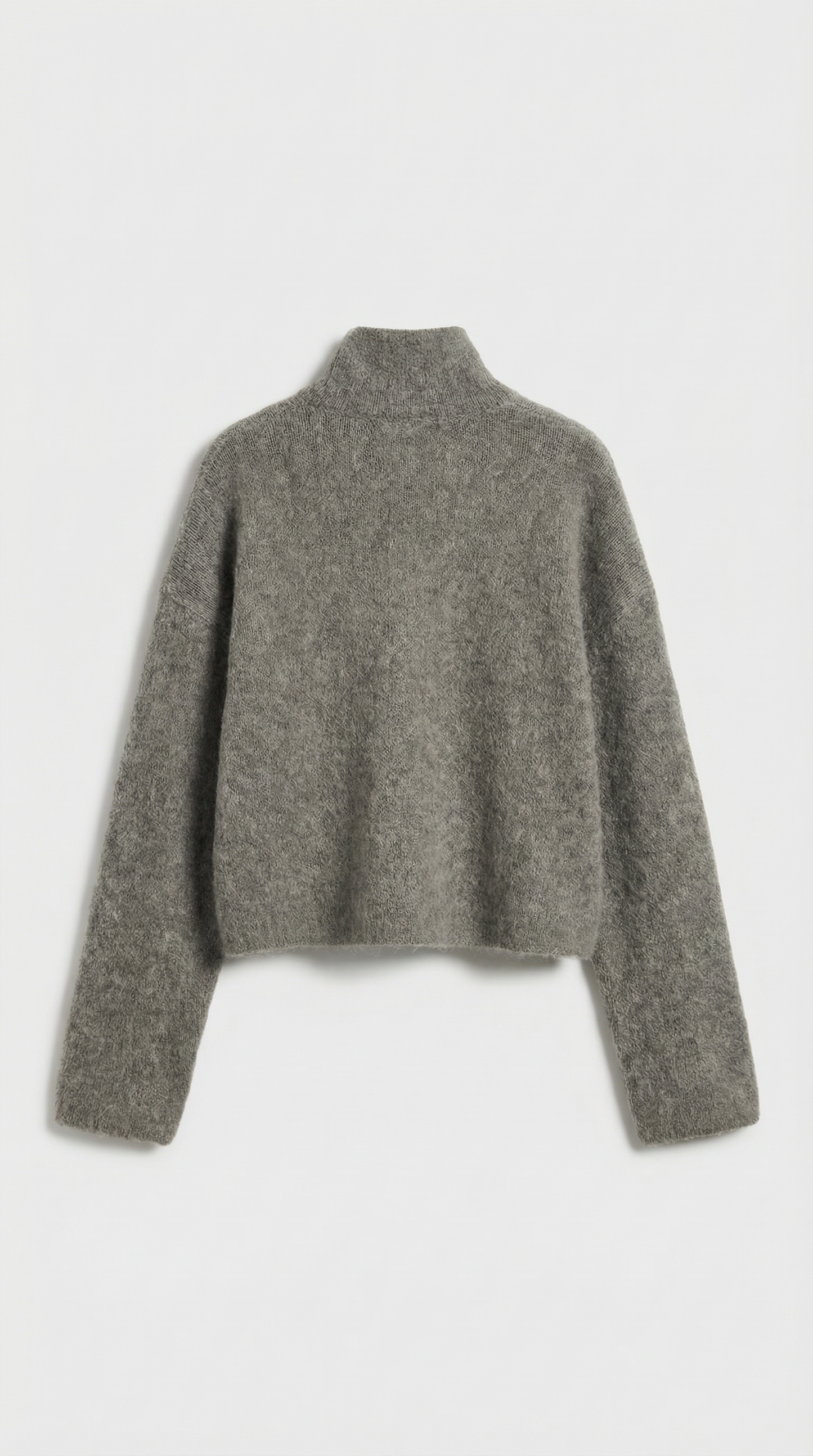 Double Breasted Fluffy Knitted Cardigan in Soft Pastel