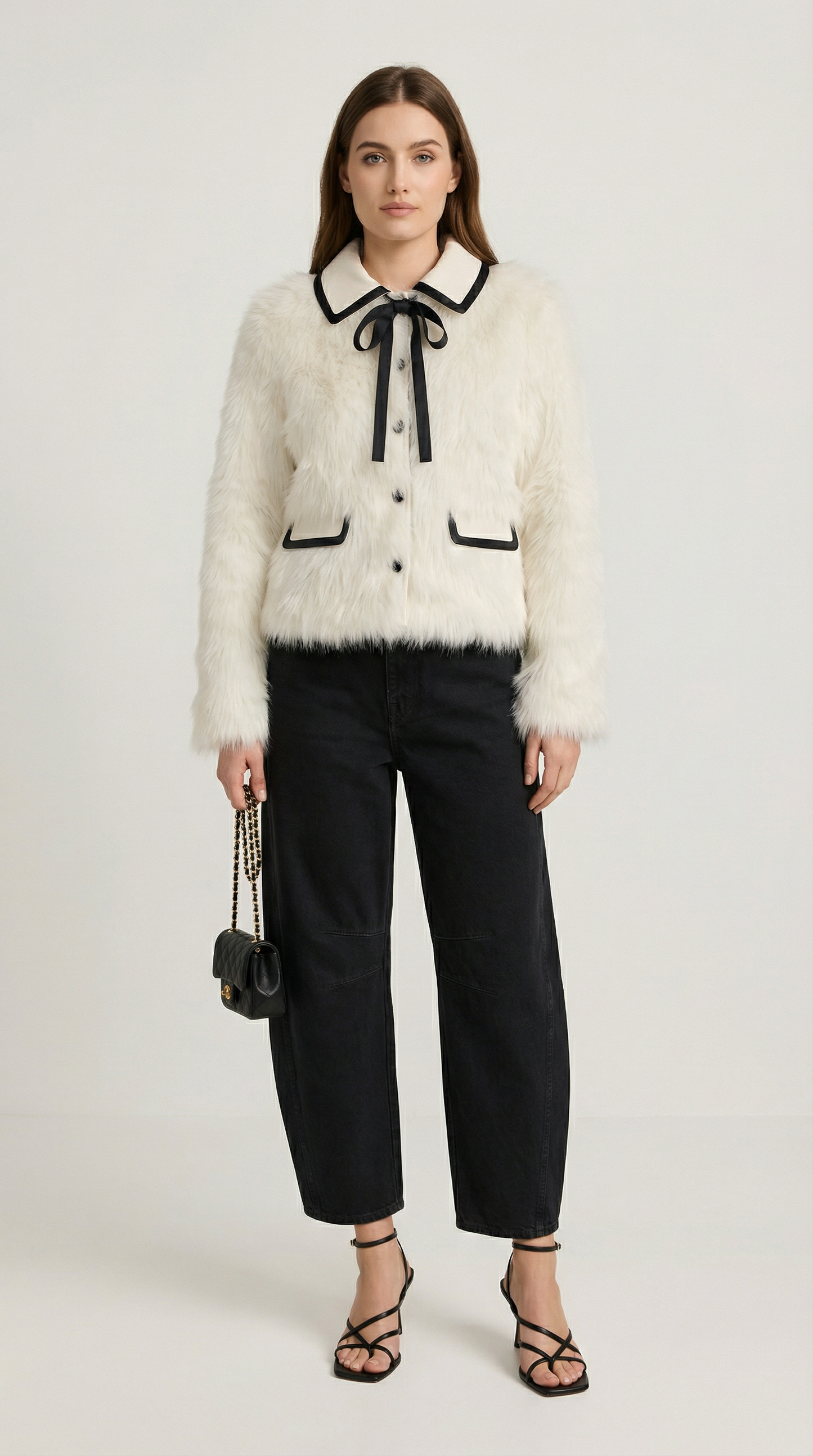 Cozy Loose Fit Faux Fur Jacket