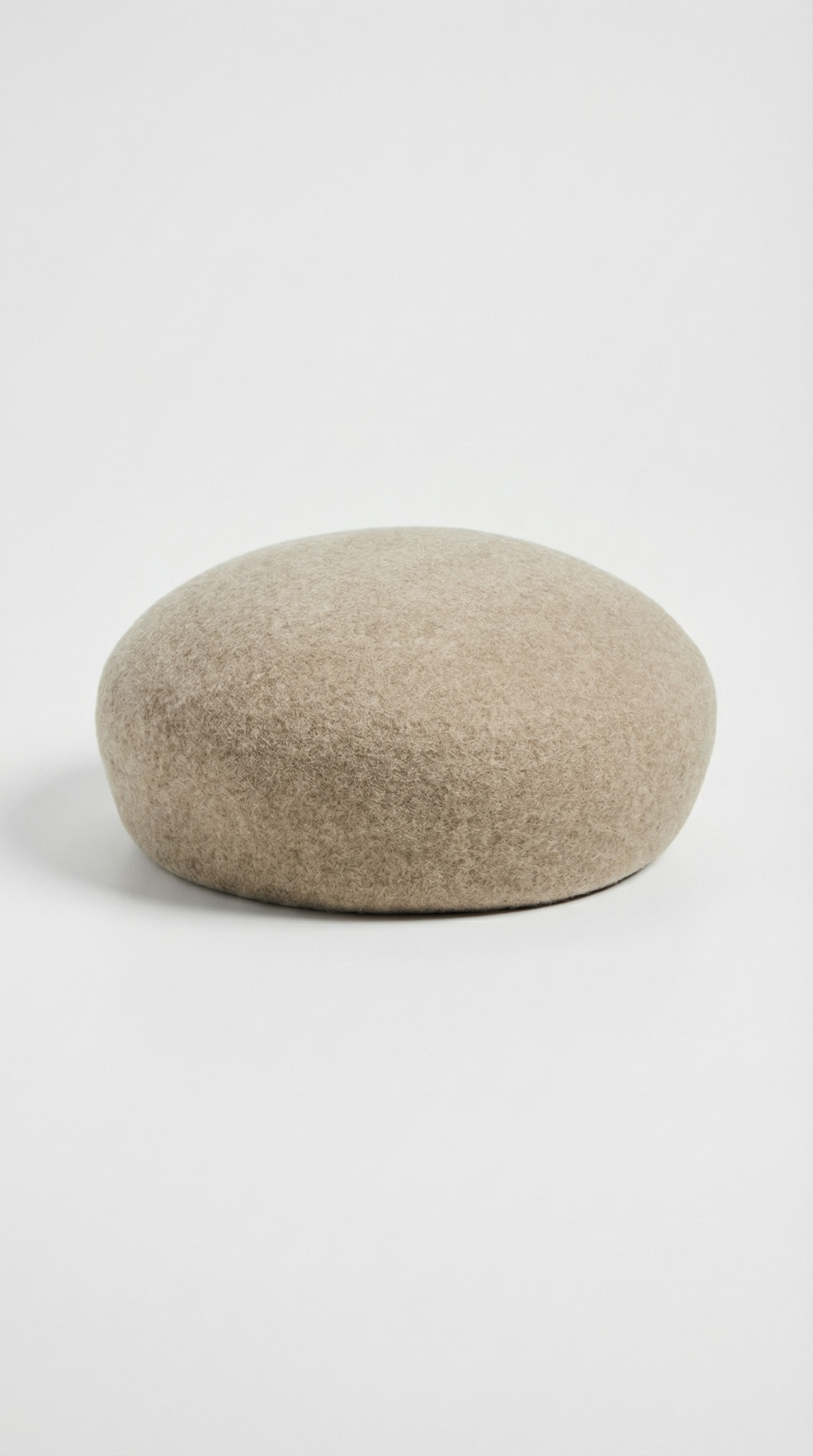 Architectural Felt Wool Beret - Modern Design