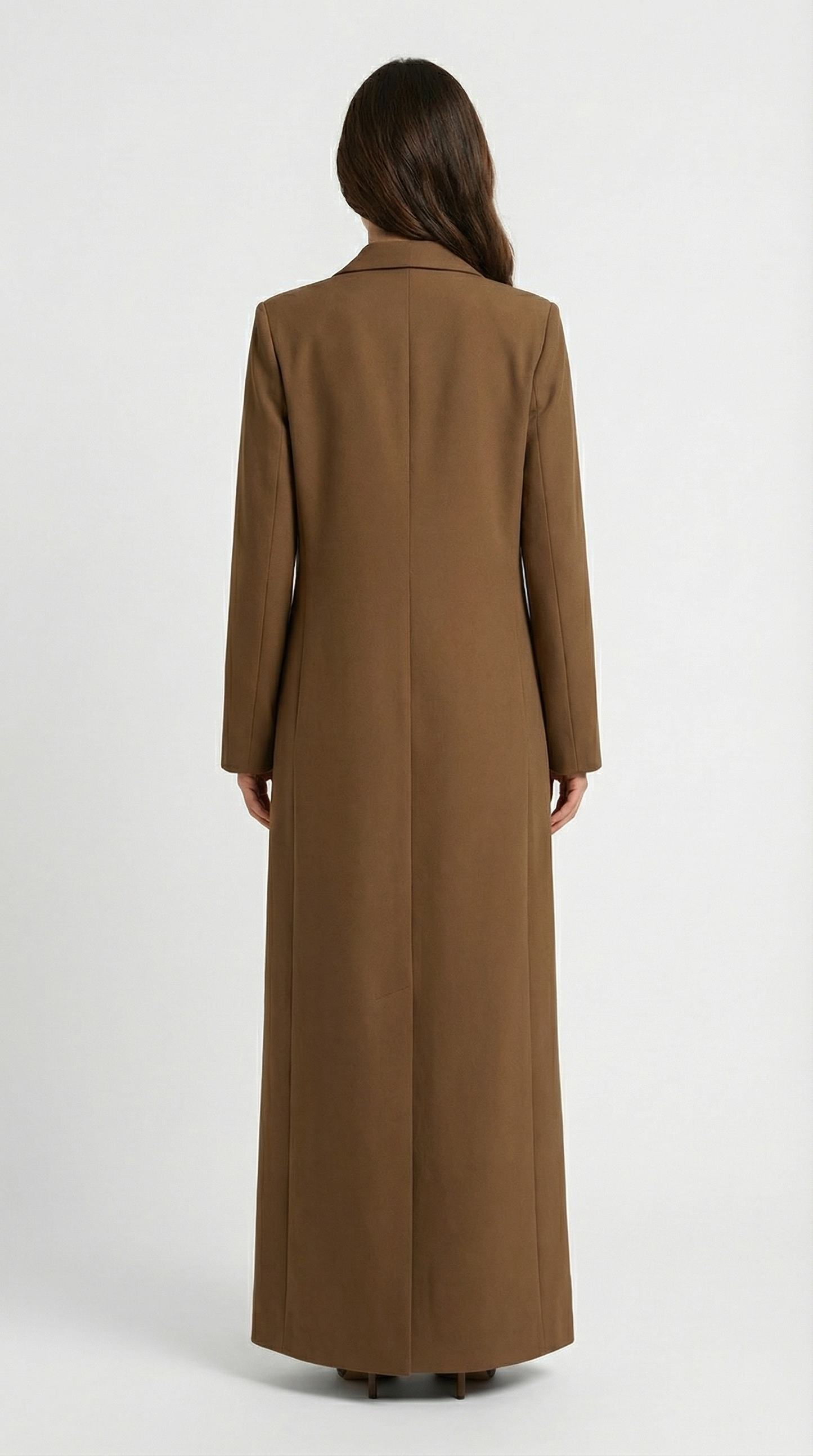 Structured Woven Fringe Coat in Cascadia Design