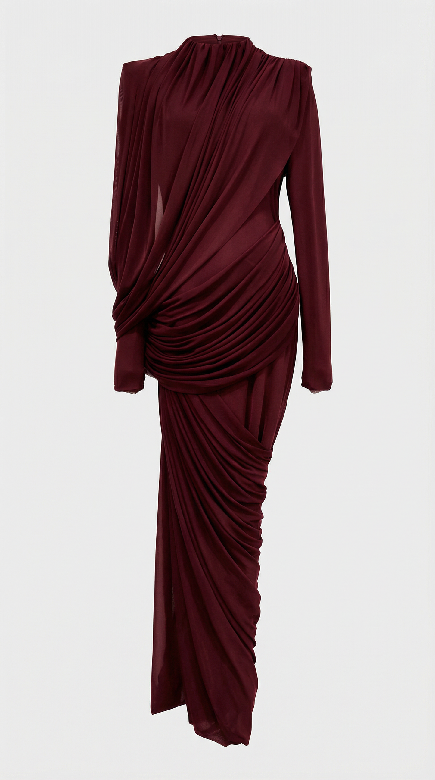 Elegant Vintage Spliced Ribbon Maxi Dress