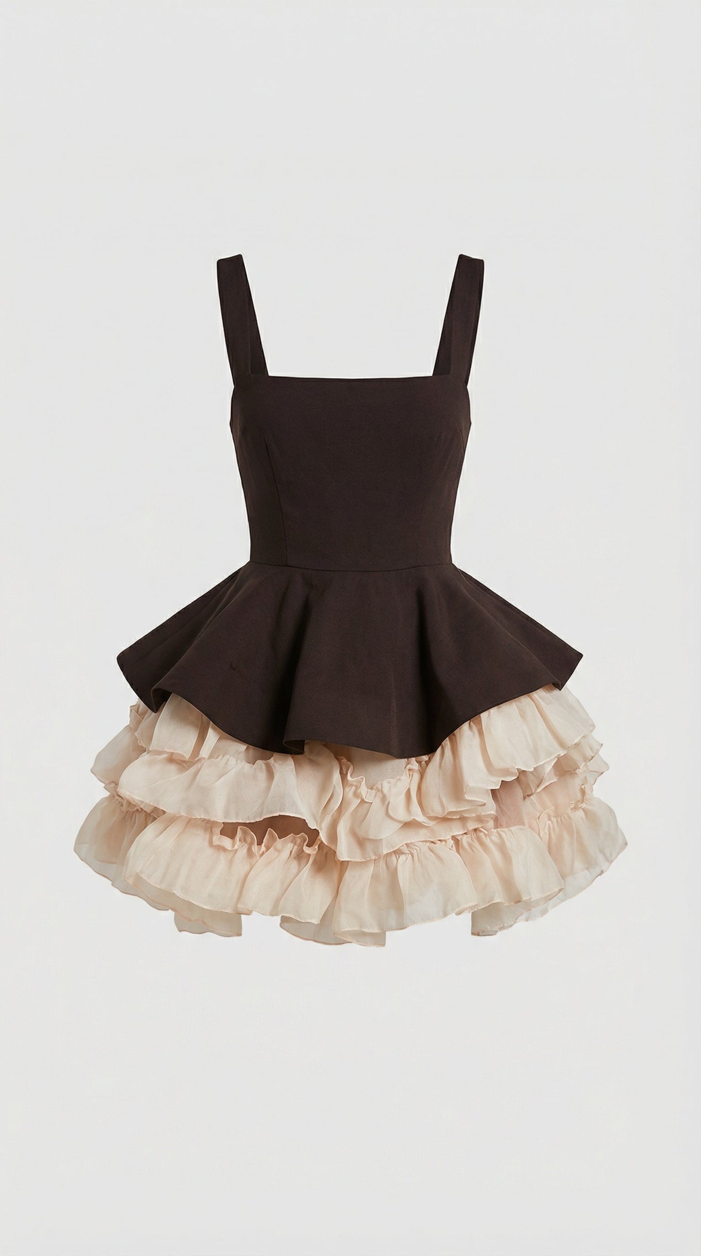 Timeless Contrast Satin Mini Dress
