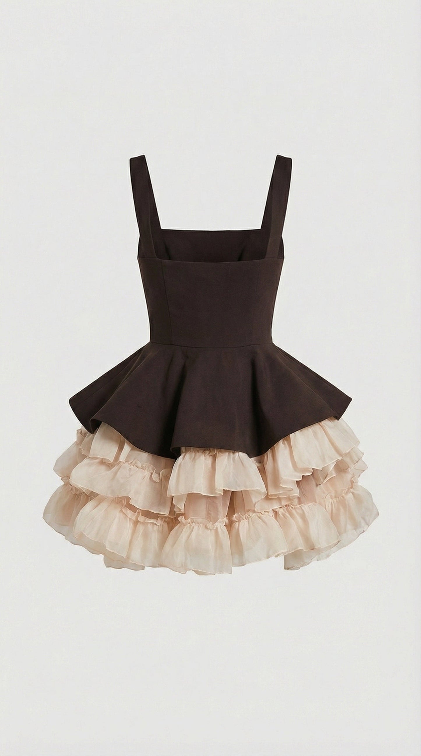 Timeless Contrast Satin Mini Dress