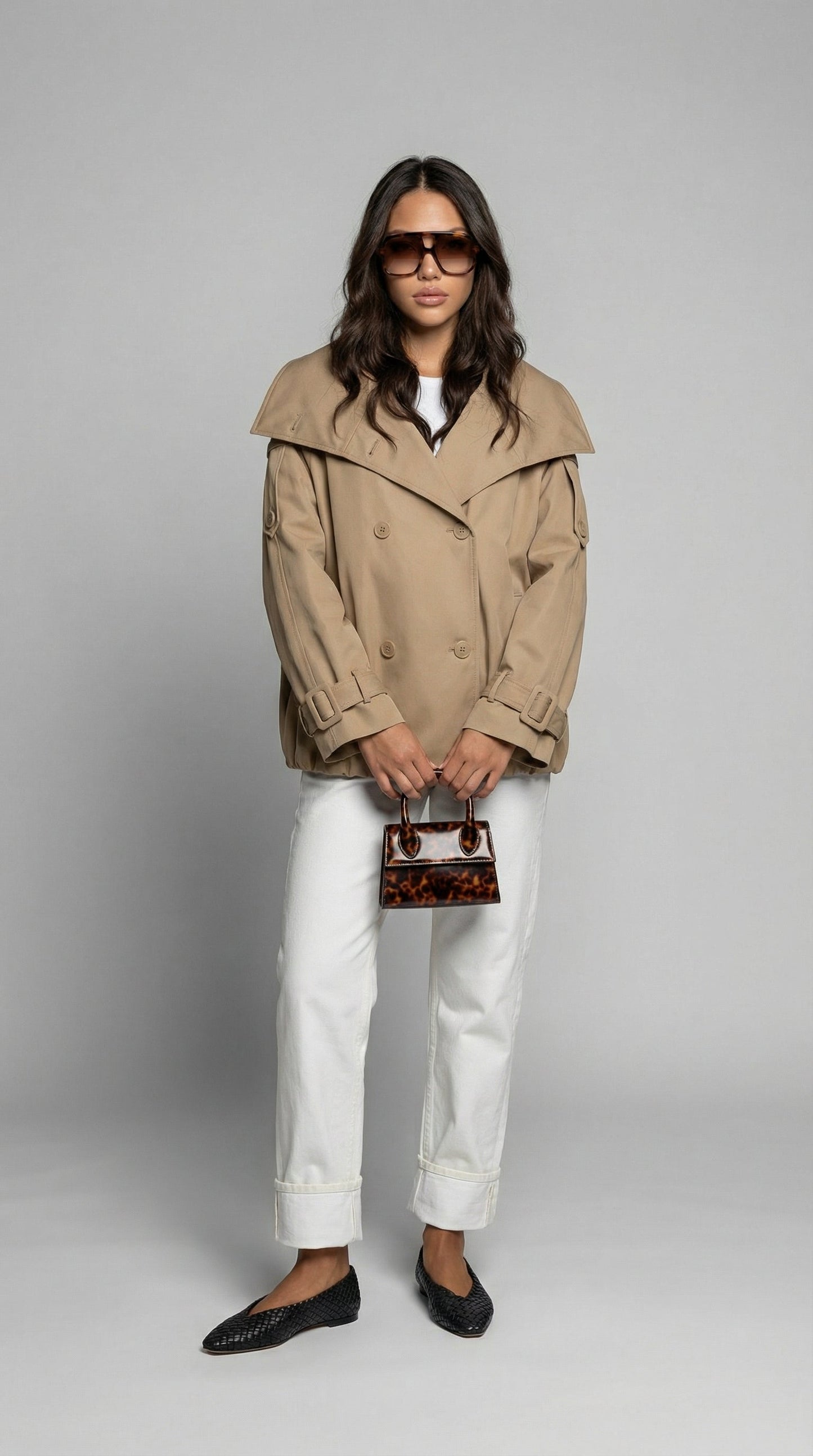 Urban Utility Oversized Jacket in Versatile Design