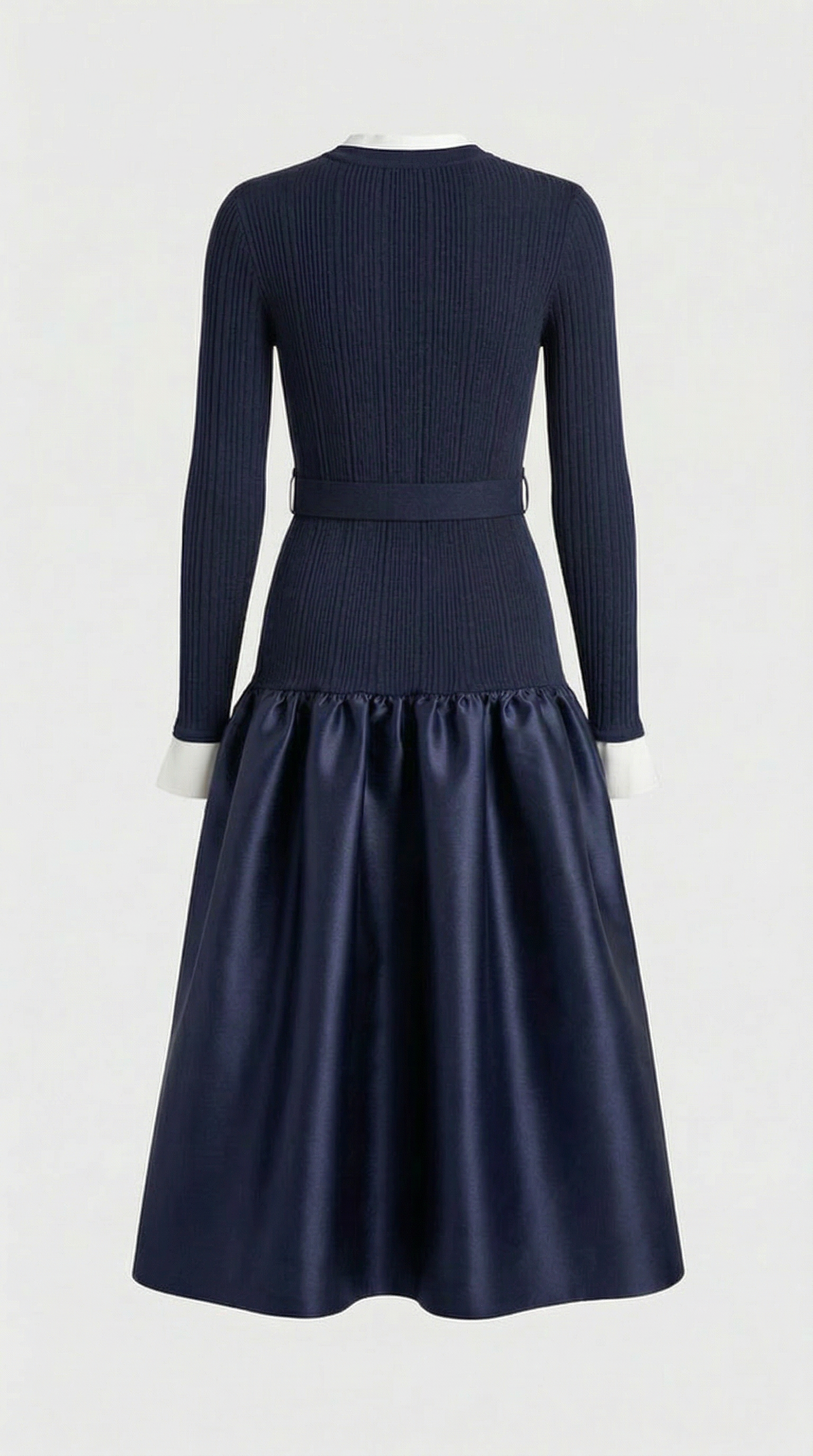 Chic French-Style Spliced Dress