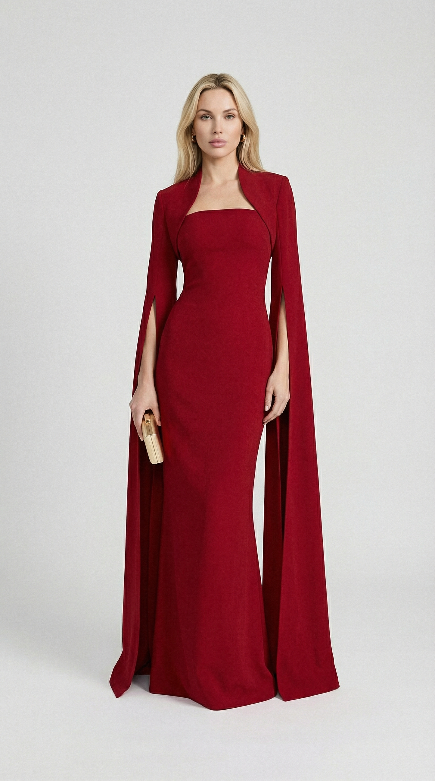 Luxurious Fishtail Evening Gown for Elegant Occasions