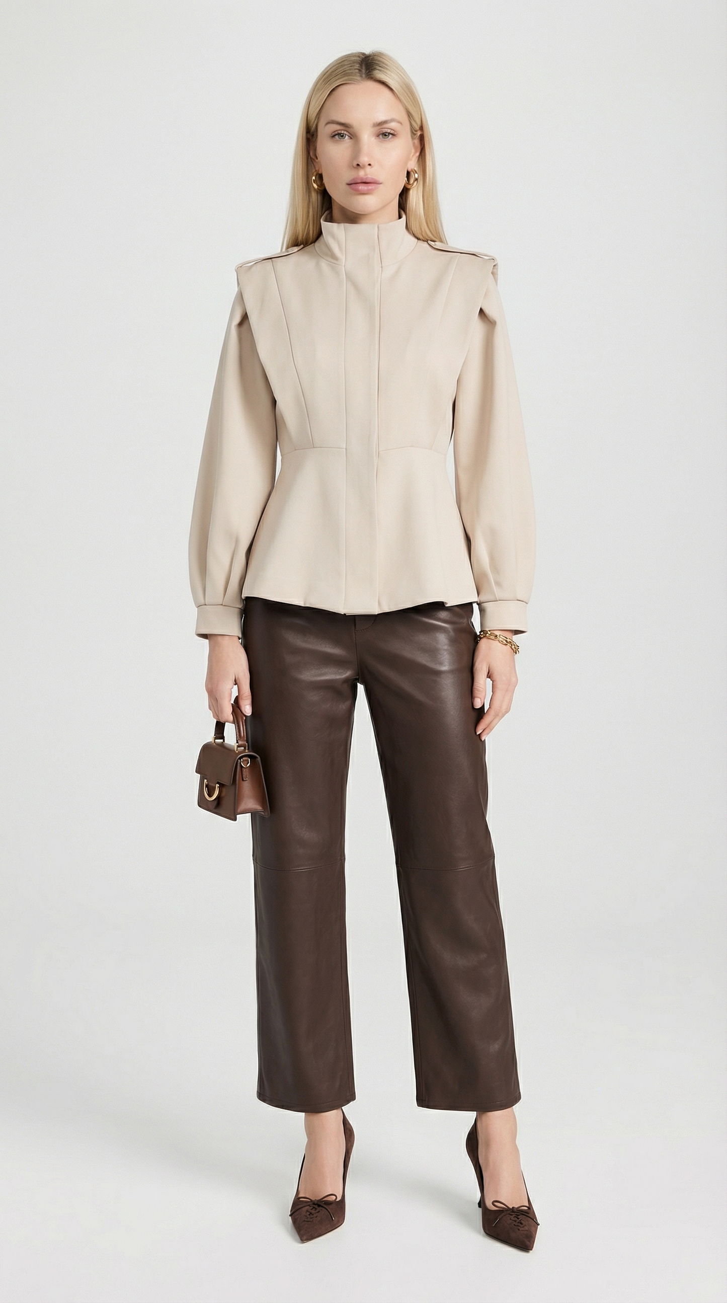 Patchwork High-Street Trench Coat