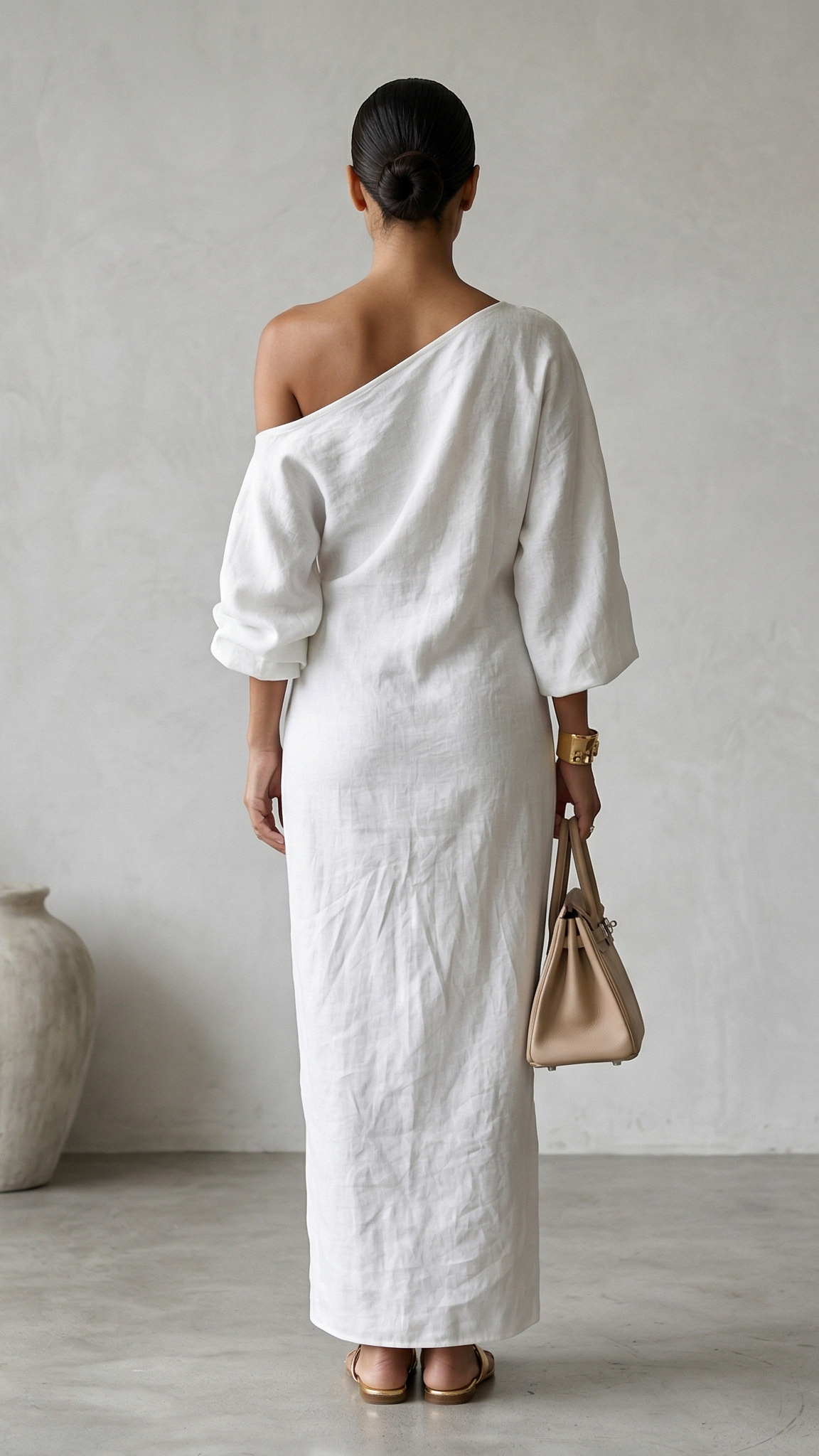 Elegant White Maxi Dress