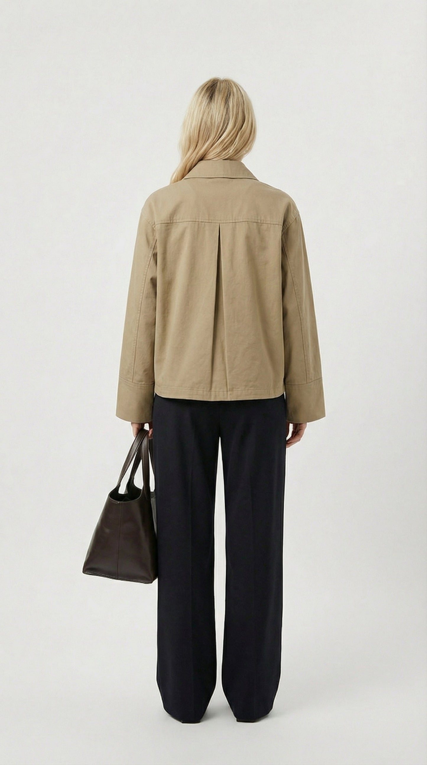 Chic Bow Tie Loose-Fit Jacket