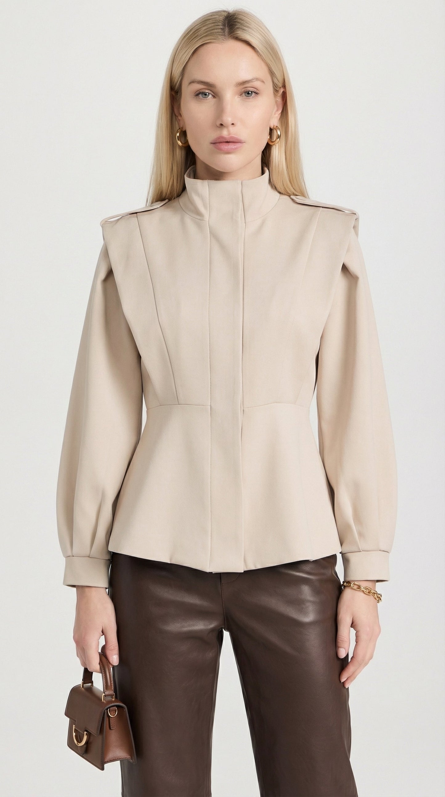 Patchwork High-Street Trench Coat