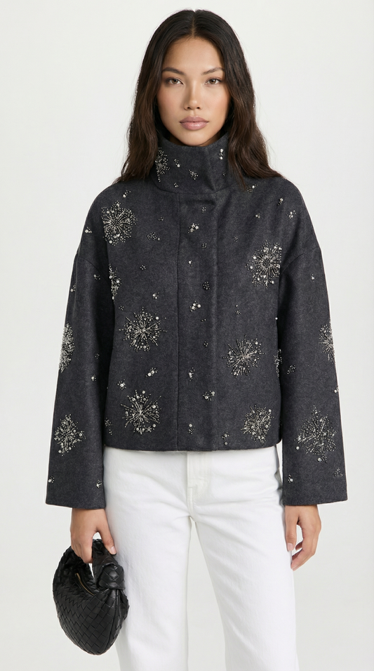 Soft Touch Wool-Blend Jacket for Effortless Style