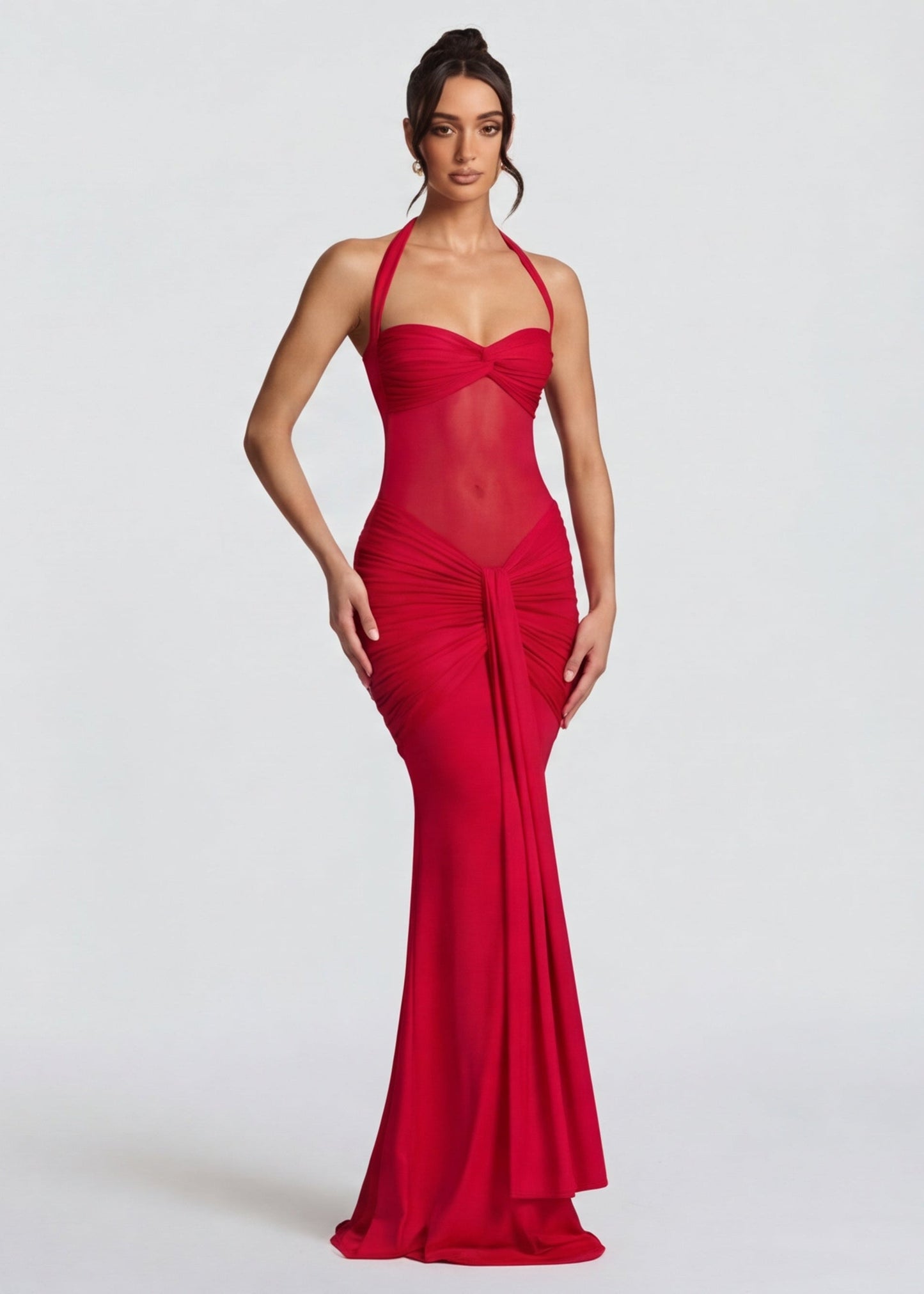 Chic Hourglass Gown with Elegant Silhouette