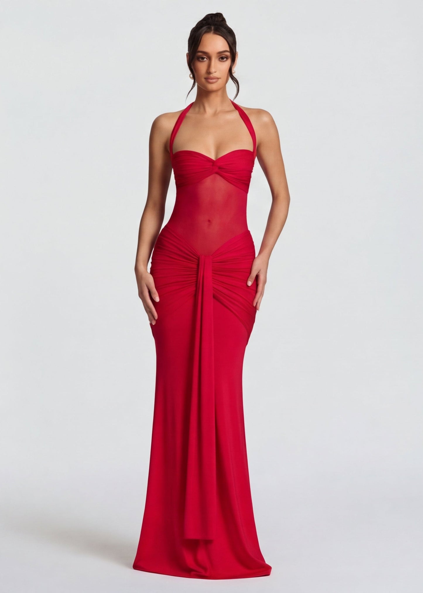 Chic Hourglass Gown with Elegant Silhouette