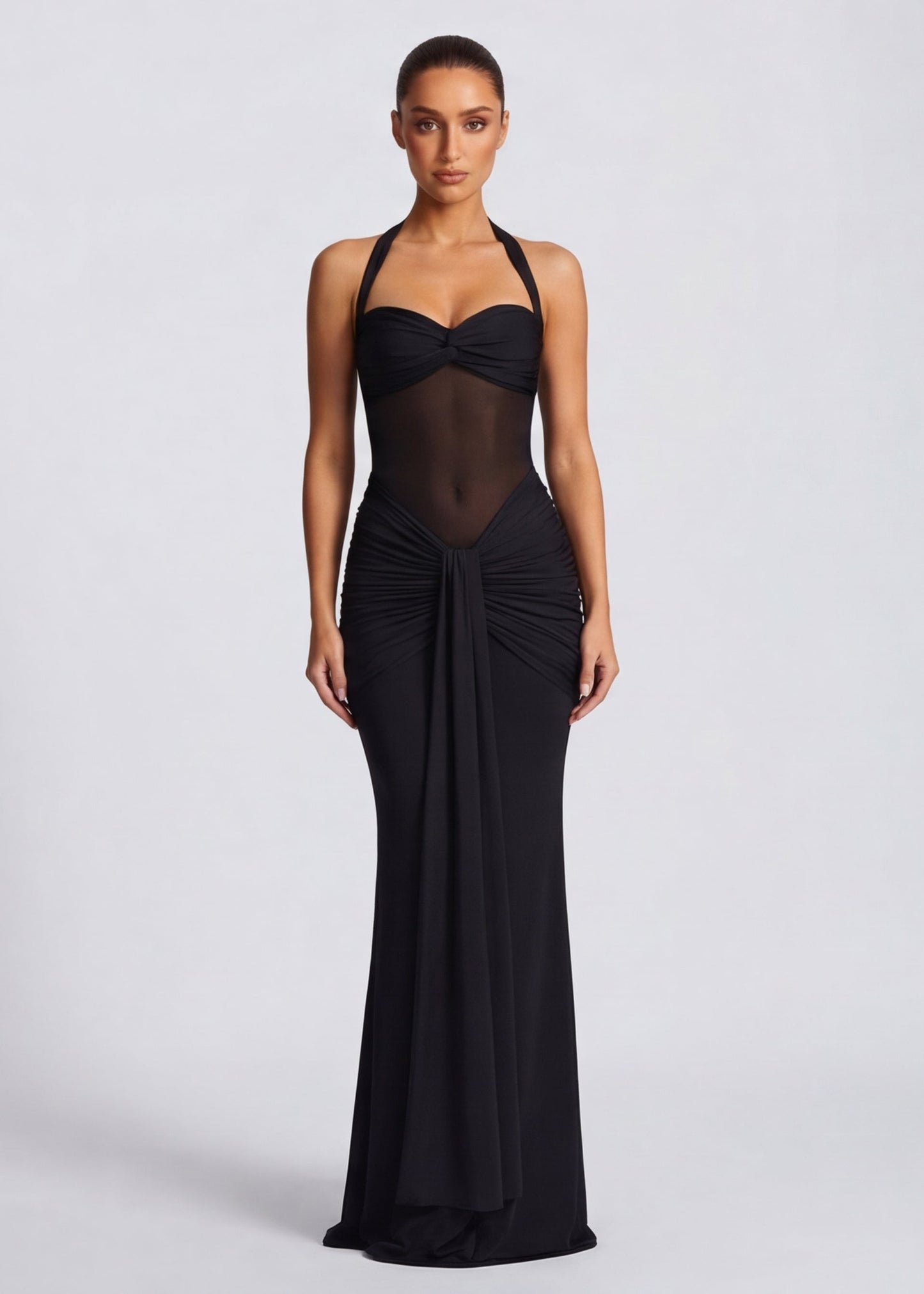 Chic Hourglass Gown with Elegant Silhouette