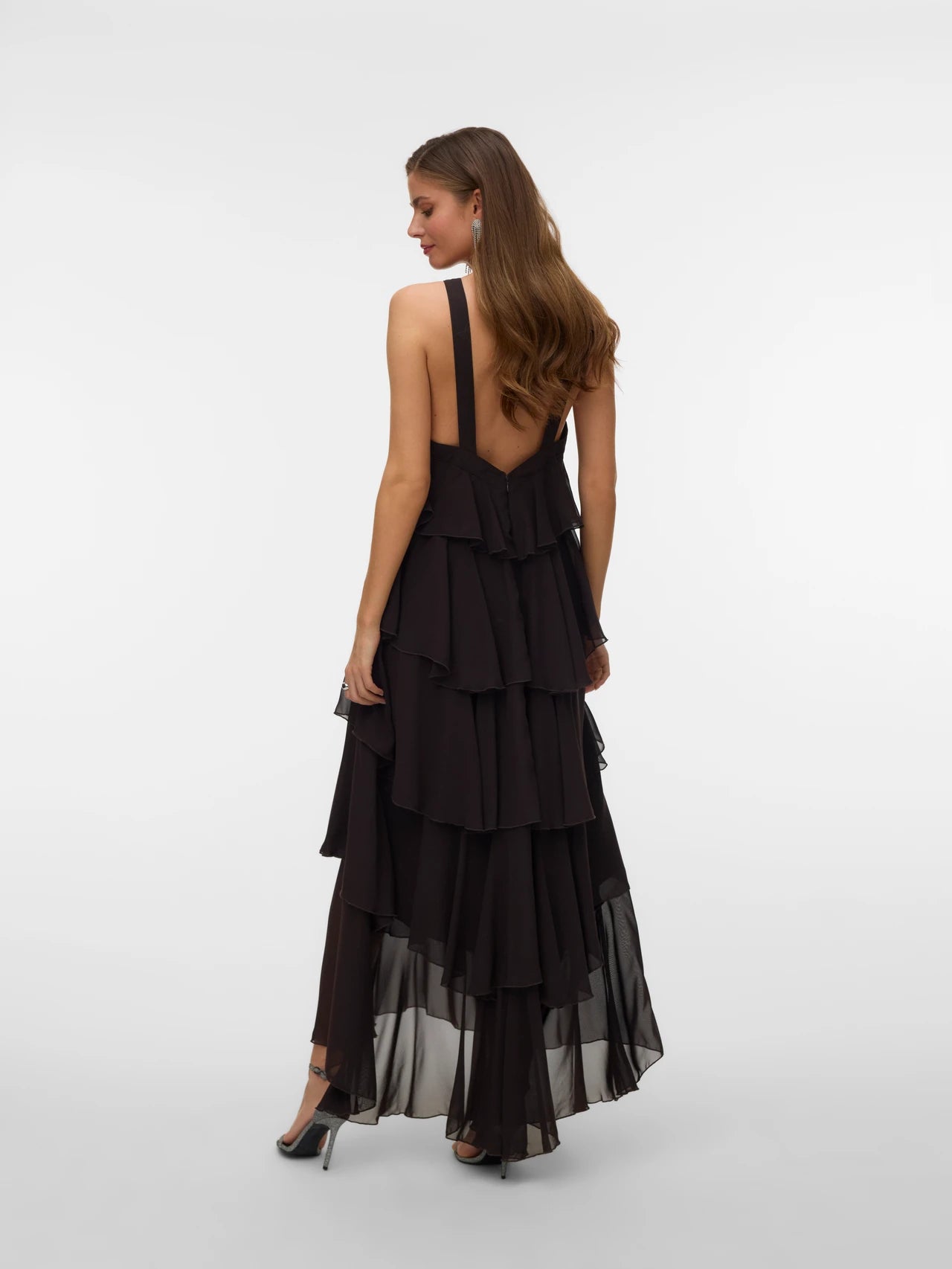 Elegant Floral Print Maxi Dress