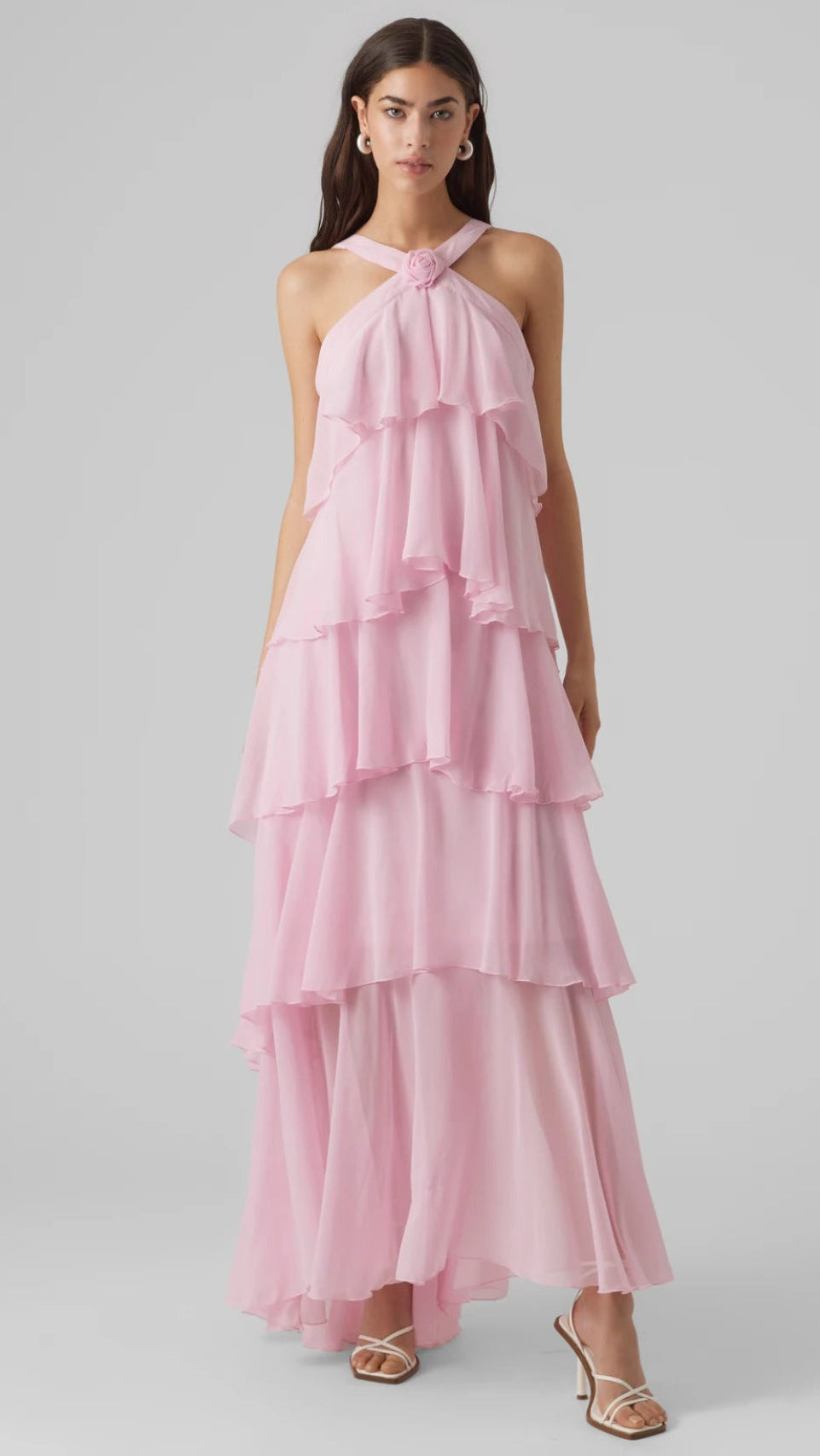 Elegant Floral Print Maxi Dress